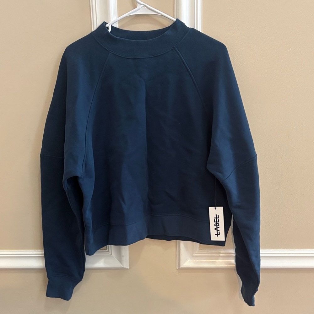Label navy blueCrew Neck Sweater